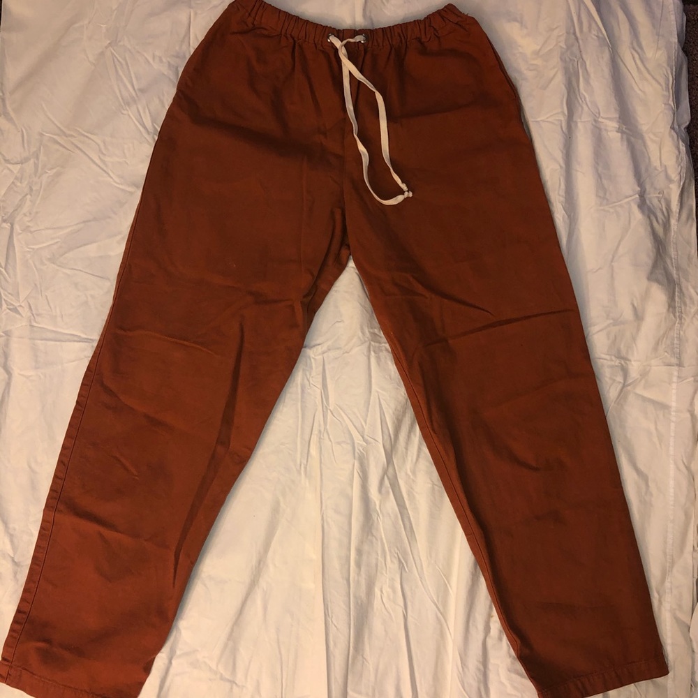 IJJI CO RUST COLOURED PANTS